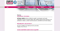 Webdesign: Optimal Kurier - worldwide express