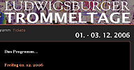 Webdesign: Ludwigsburger trommeltage