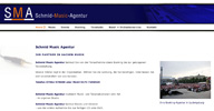 Webdesign: Schmid Music Agentur