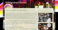Webdesign: Schlagzeug-Museum Ludwigsburg