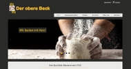 Webdesign mit ModX fuer Der obere Beck Ludwigsburg